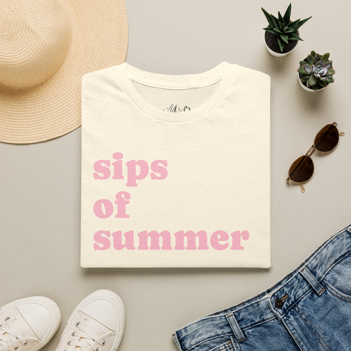 Sips of Summer T-Shirt | Fruit Cocktail Drink Illustration