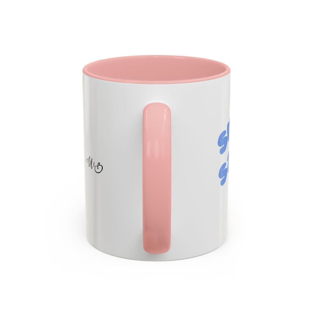 Sailboat Illustration Accent Coffee Mug | Nautical Sea Sailing Ceramic Mug