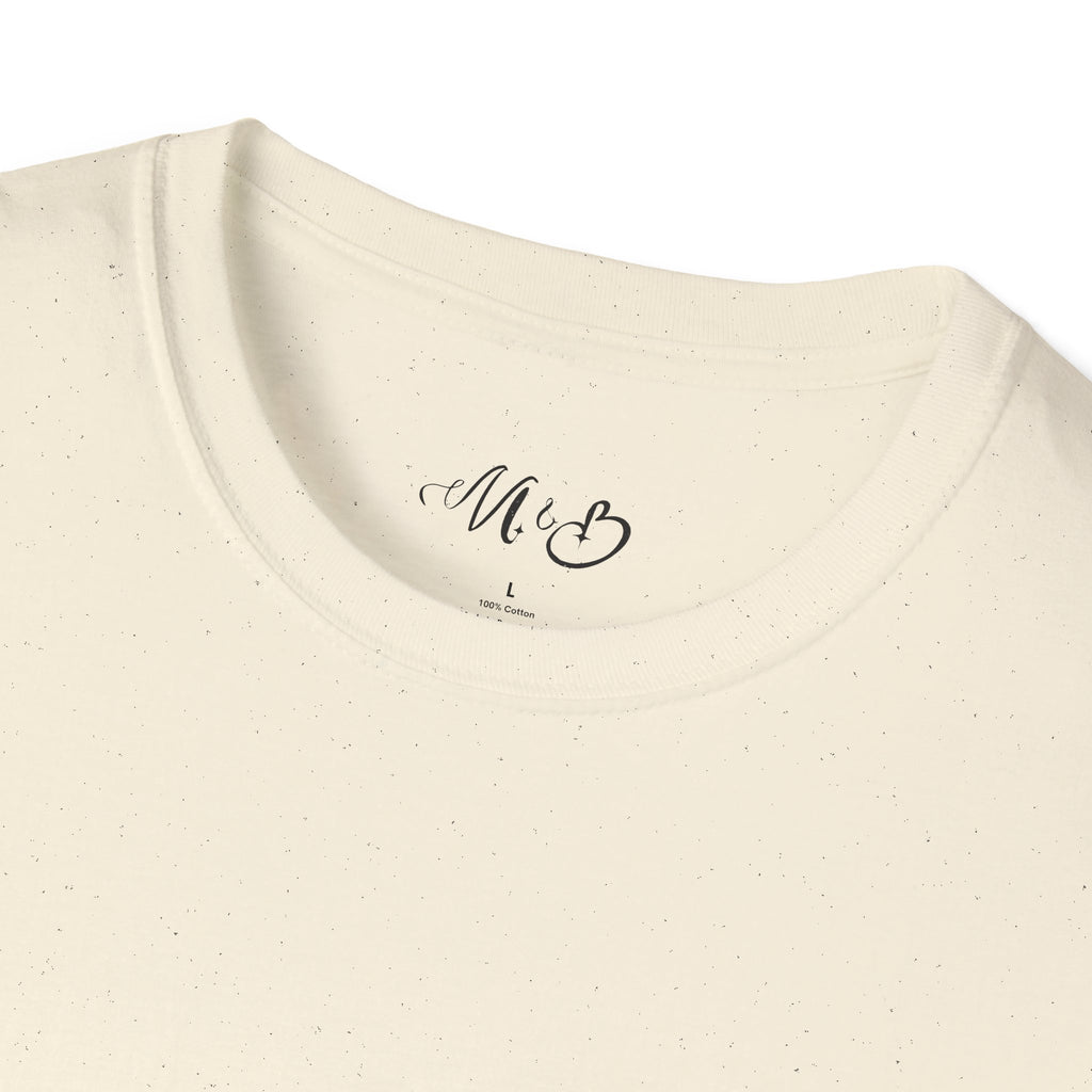Minimal Pink Stick Figure Tee | Small Chest Logo T-Shirt