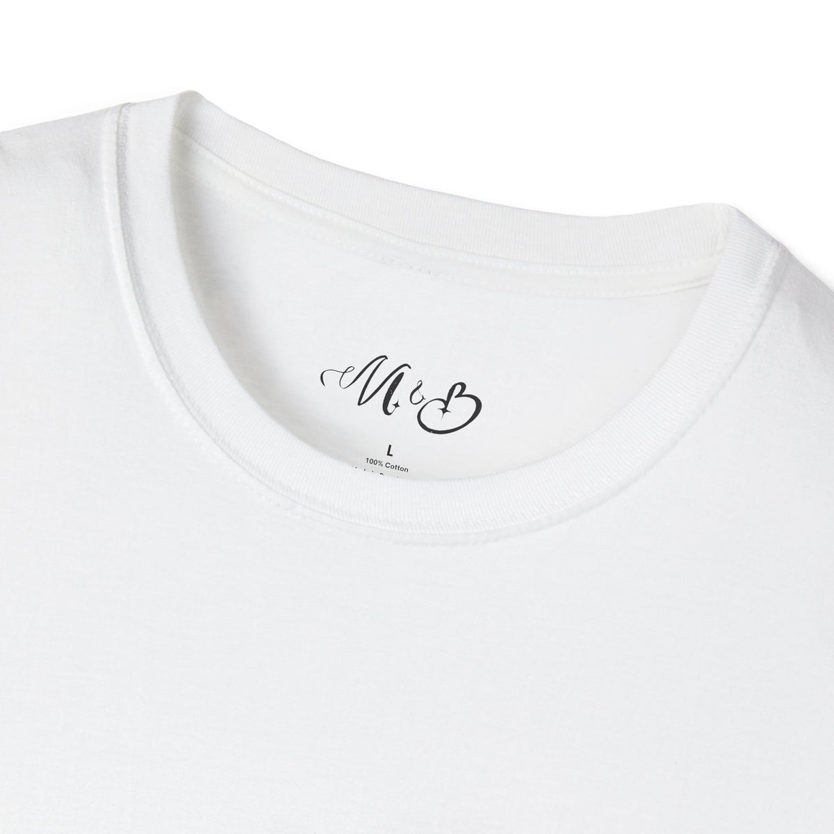 Minimal Pink Stick Figure Tee | Small Chest Logo T-Shirt
