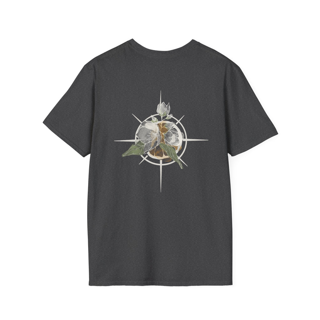 Blank Charcoal Tee T-Shirt | Plain Minimal Crewneck Shirt