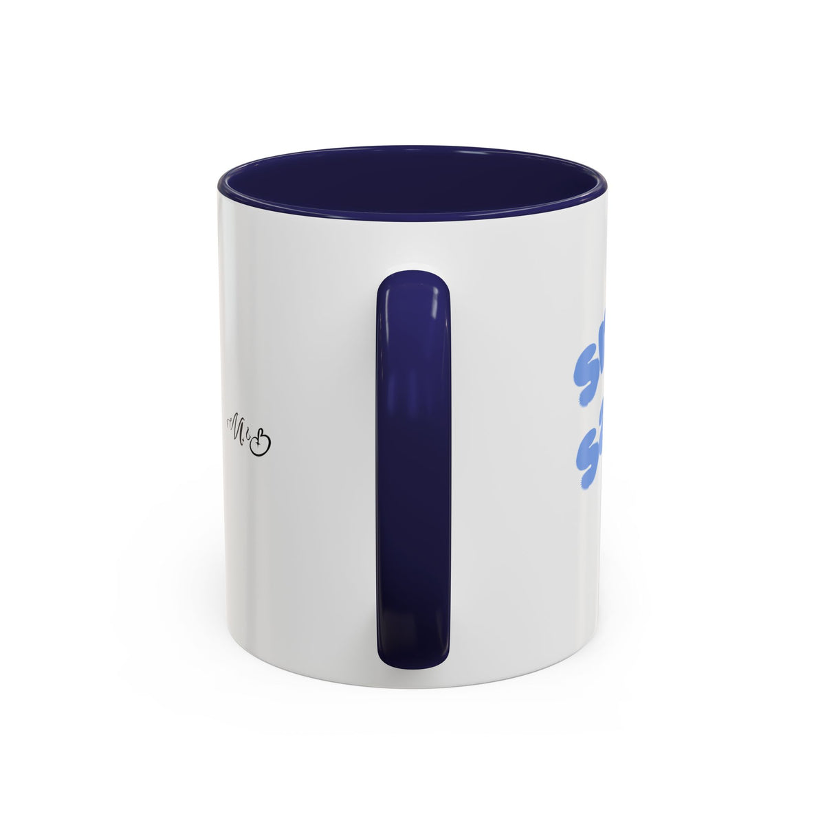 Sailboat Illustration Accent Coffee Mug | Nautical Sea Sailing Ceramic Mug