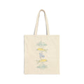 Watercolor Tropical Fish Tote Bag | Beach Ocean Sea Life Canvas